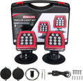 Wireless Magnetic Trailer Lights 2.4GHz for Towing Truck RV Boat