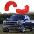 Tow Hook Covers Compatible with Chevy Silverado 1500 2007-2025, Custom-Fit Protector Cover for Chevrolet Silverado 1500 Accessories | Durable & Stylish Upgrade (Red)