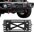 Flip-Up License Plate Mount for 10" Hawse Fairlead Winch Bumper