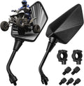 ATV Mirror - Rear View Mirror for ATV, Bike, Scooter & More - 7/8" Handlebar Mount, 8MM/10MM Screw Compatible with Victory, Yamaha, Kawasaki & KTM