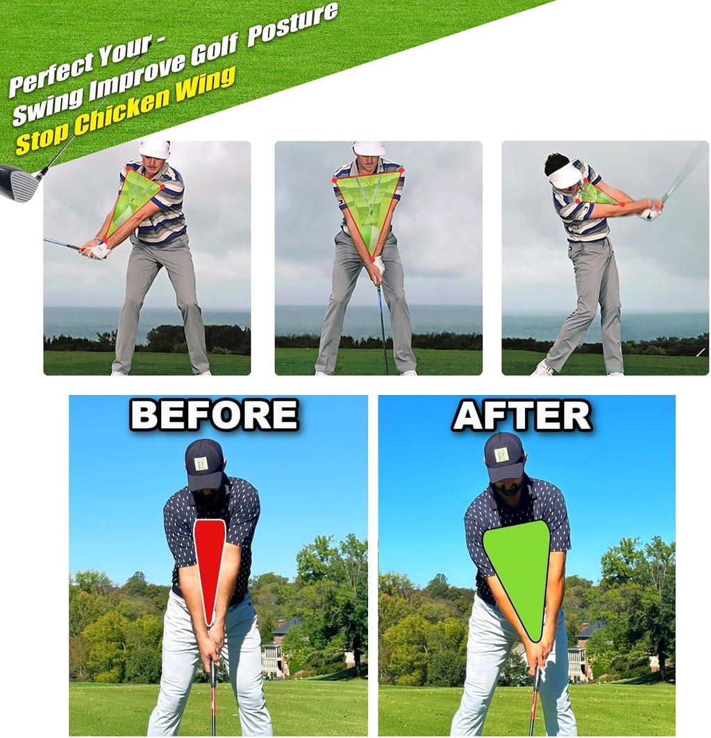 Compression Golf Swing Trainer Ball with Pure Strike Training Aid
