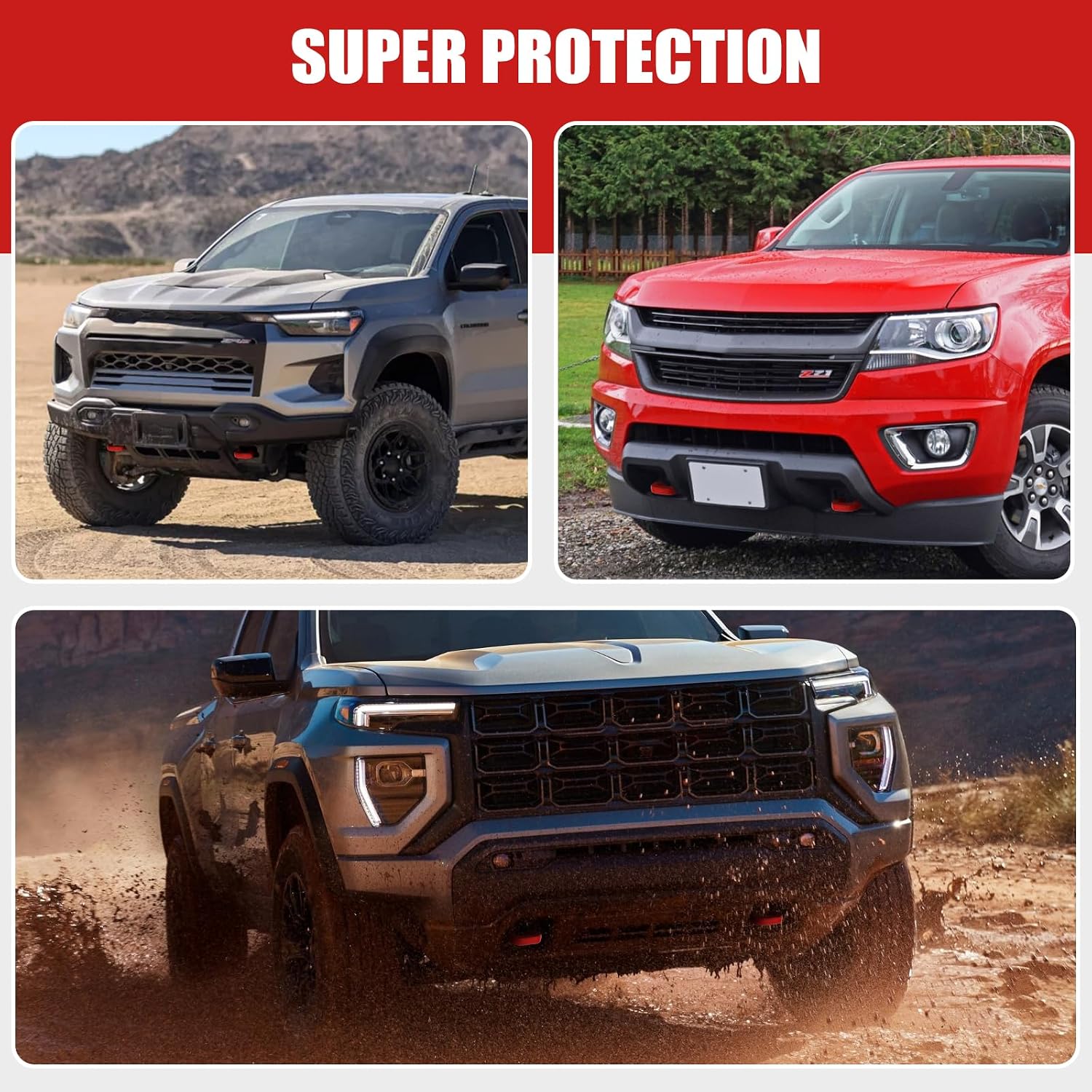 Tow Hook Covers for Colorado GMC Canyon 2023-2025 Accessories