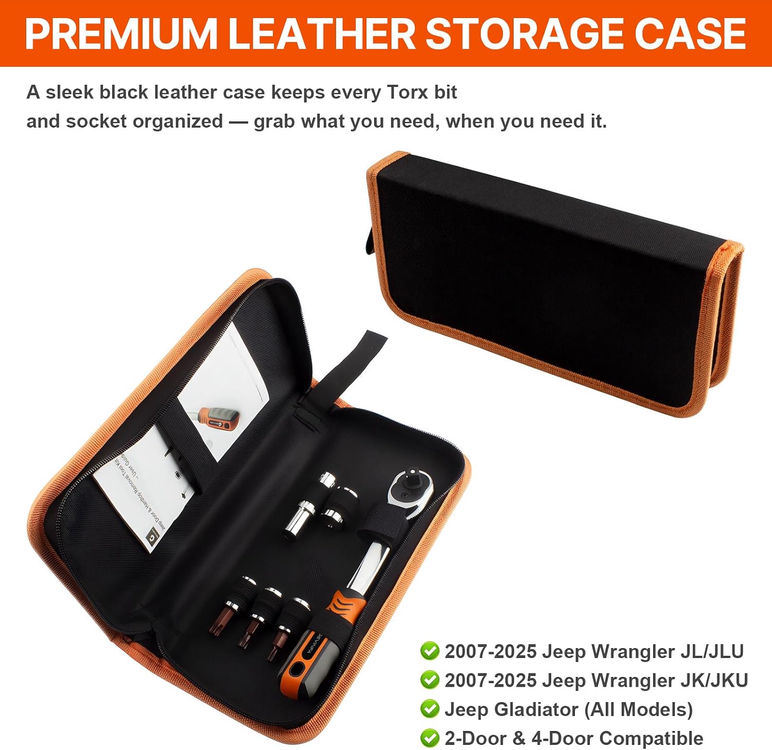 GEVINFA Removal Tool Kit for 2007-2025 Jeep Wrangler JL JK JKU Gladiator JT