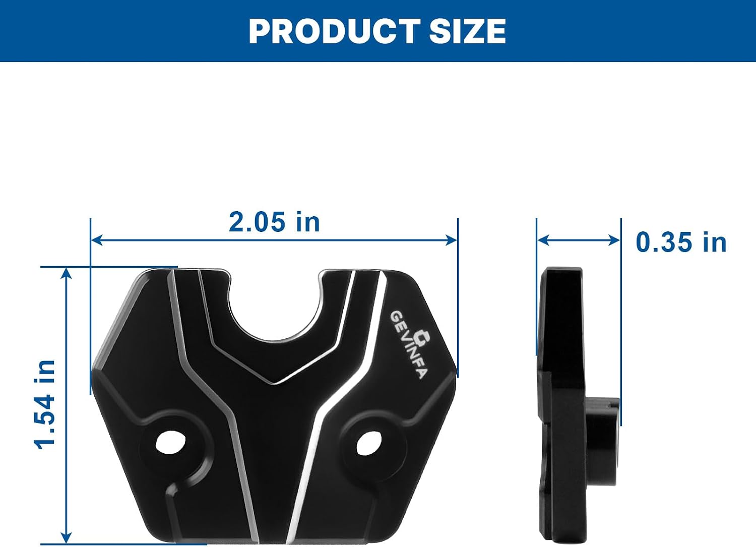 GEVINFA Sun Visor Repair Kit Compatible with Ram 1500 2019-2026, 2 Pack Upgraded Aluminum Alloy Visor Clips for Fixing Sagging Drooping Sun Visor, L-R Side Truck Interior Ram 1500 Accessories